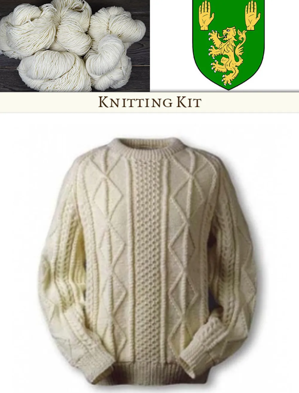 Glenaran Clan Knitting Patterns And Kits^O'Keeffe Knitting Kit