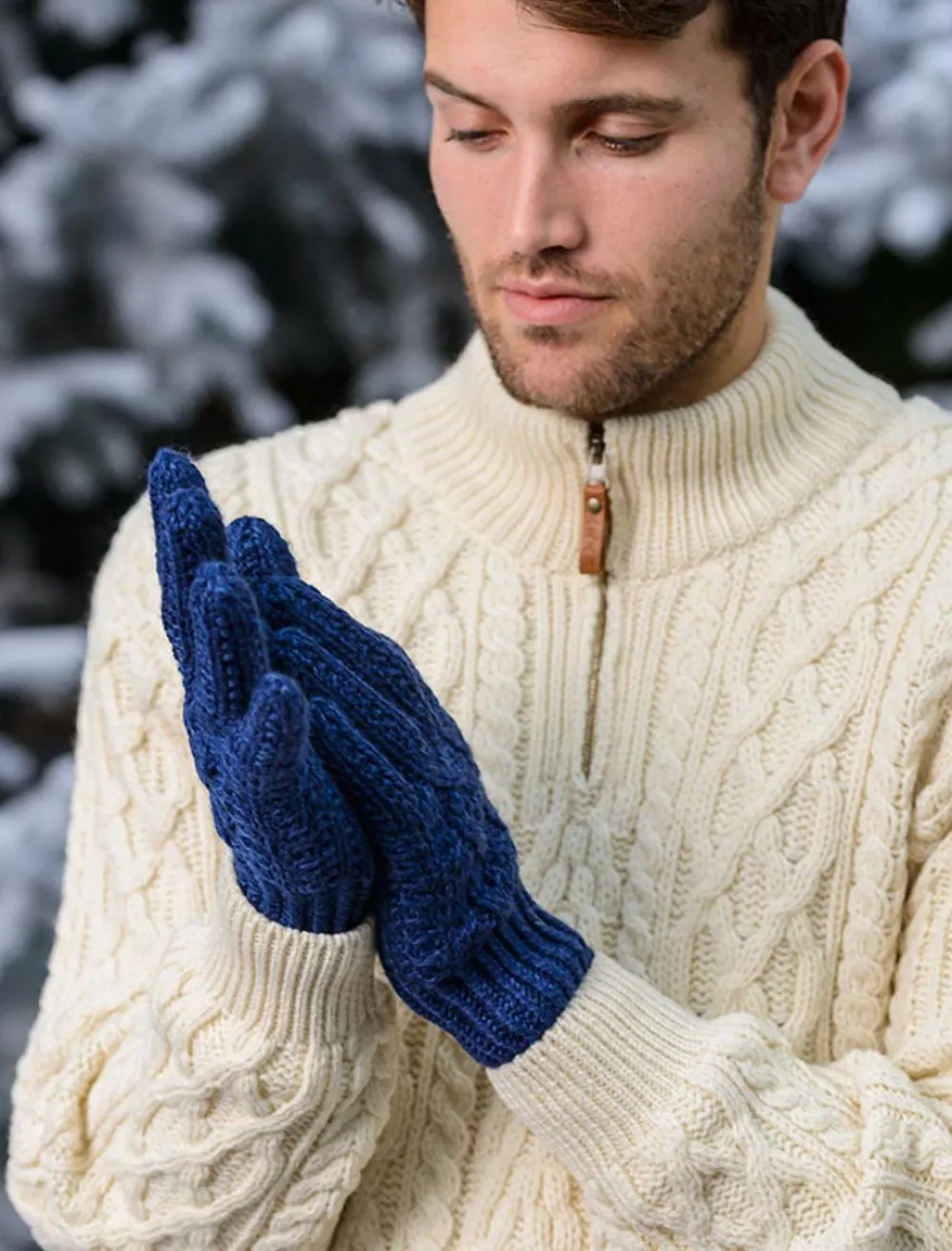 Glenaran Gloves & Mittens|Gloves & Mittens^Adult Aran Gloves