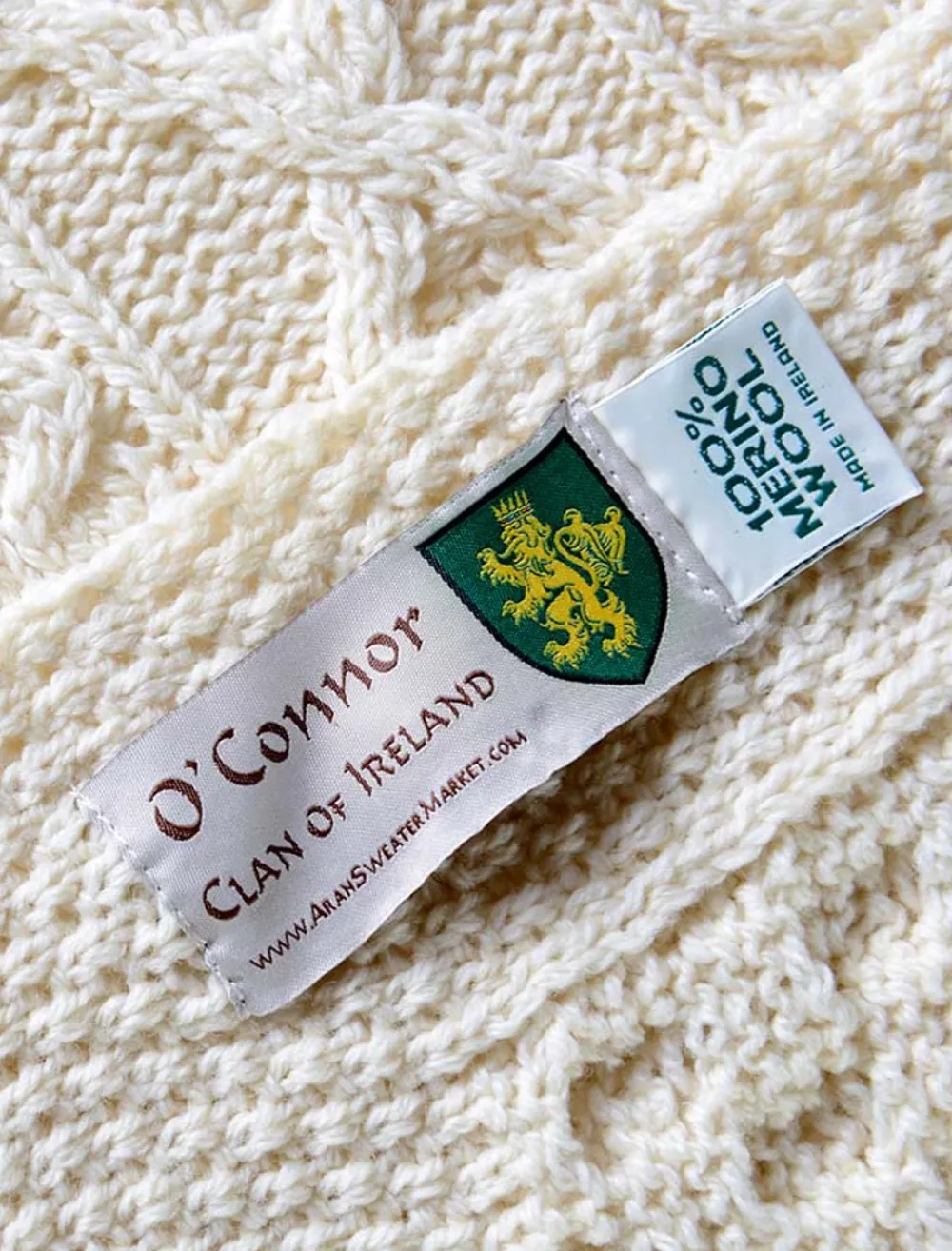 Glenaran Clan Throws^O'Connor Clan Aran Throw