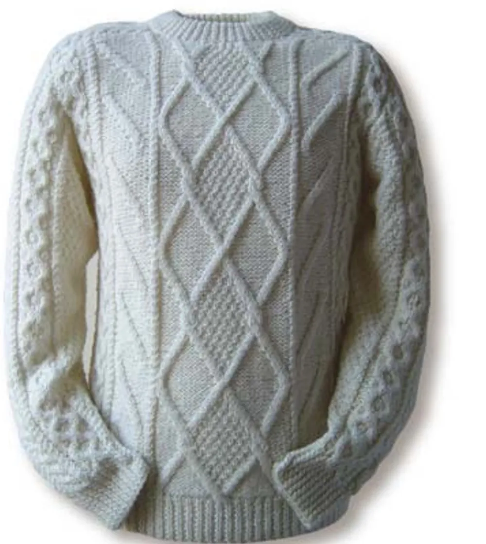 Glenaran Clan Knitting Patterns And Kits^White Knitting Kit