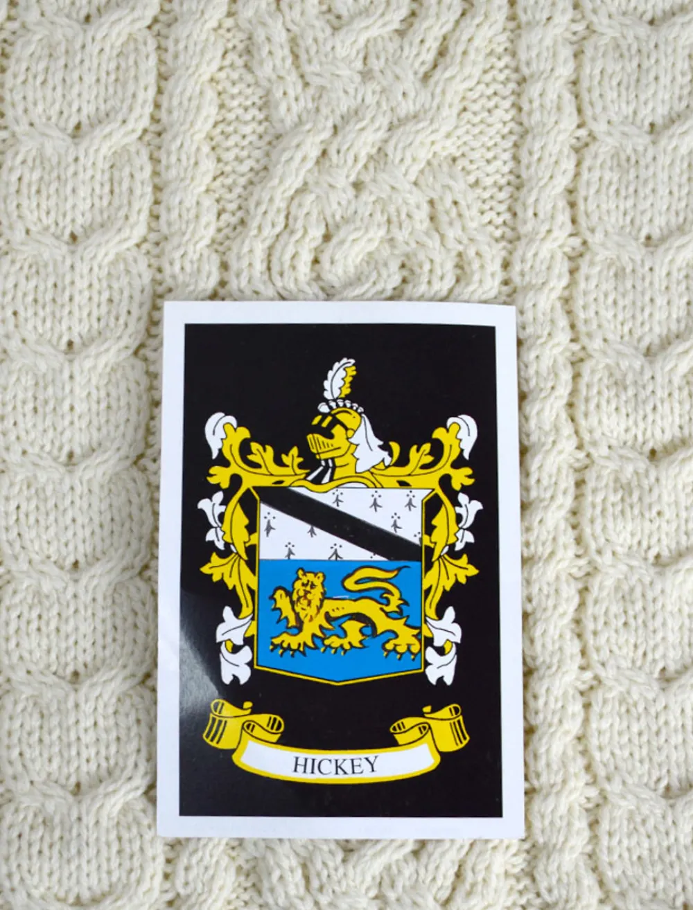 Glenaran Clan Throws^Hickey Clan Aran Throw