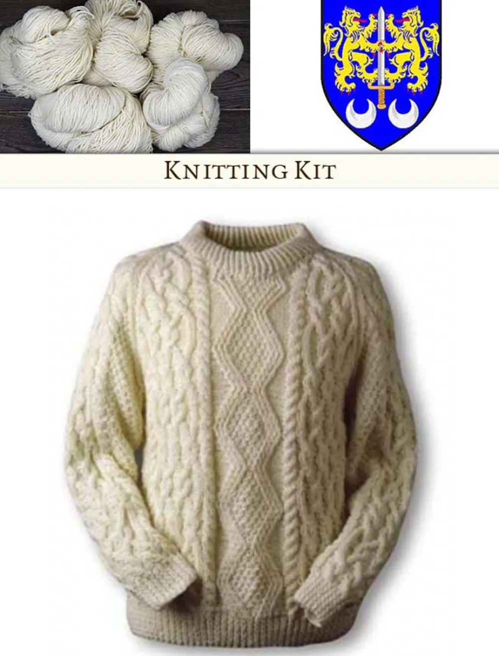 Glenaran Clan Knitting Patterns And Kits^Maher Knitting Kit