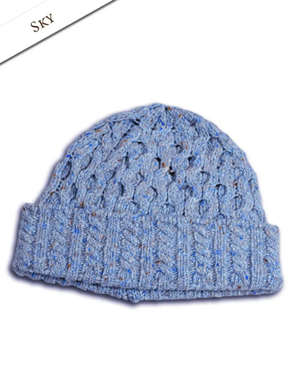 Glenaran Caps & Hats^Women's Wool Cashmere Aran Honeycomb Hat