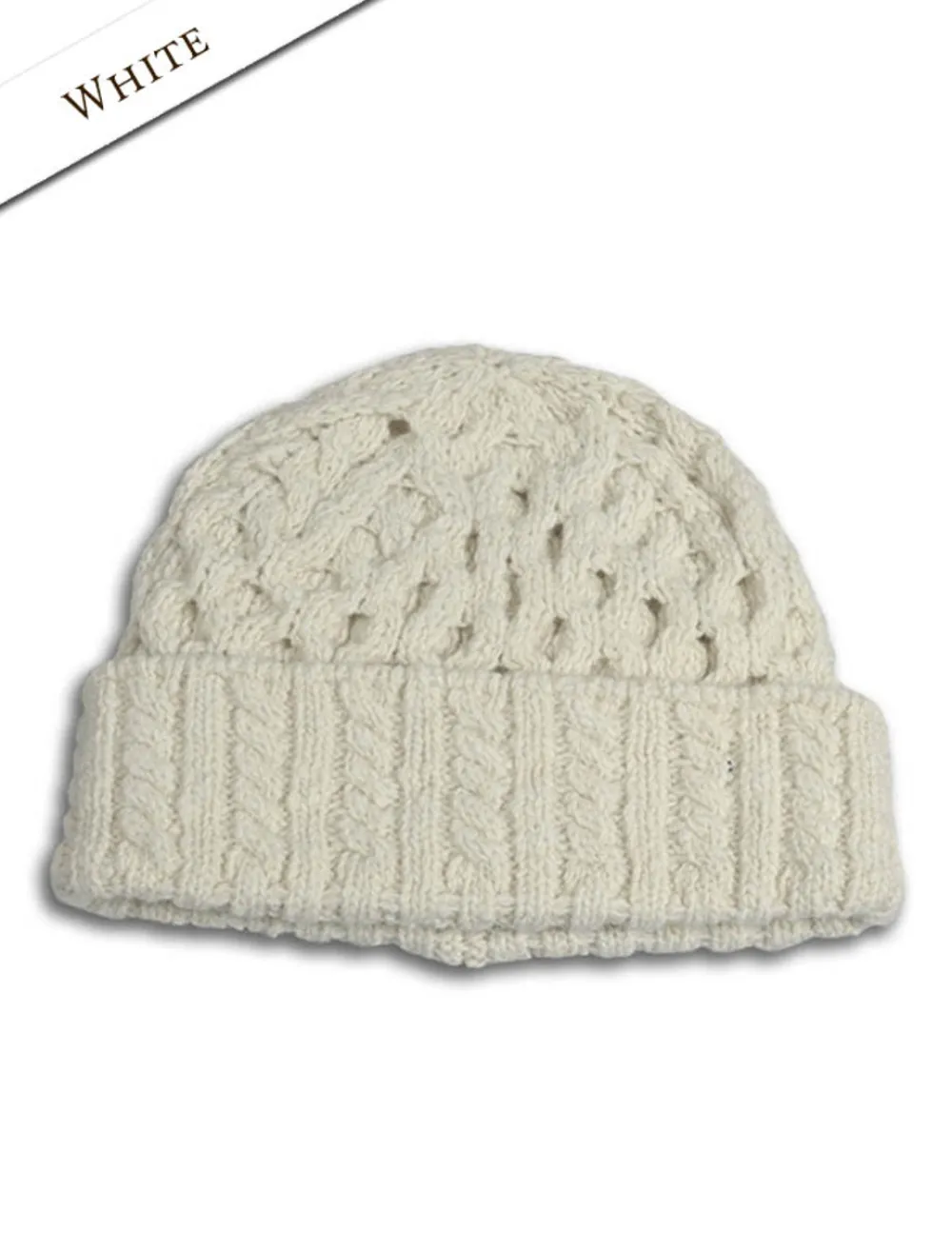 Glenaran Caps & Hats^Women's Wool Cashmere Aran Honeycomb Hat