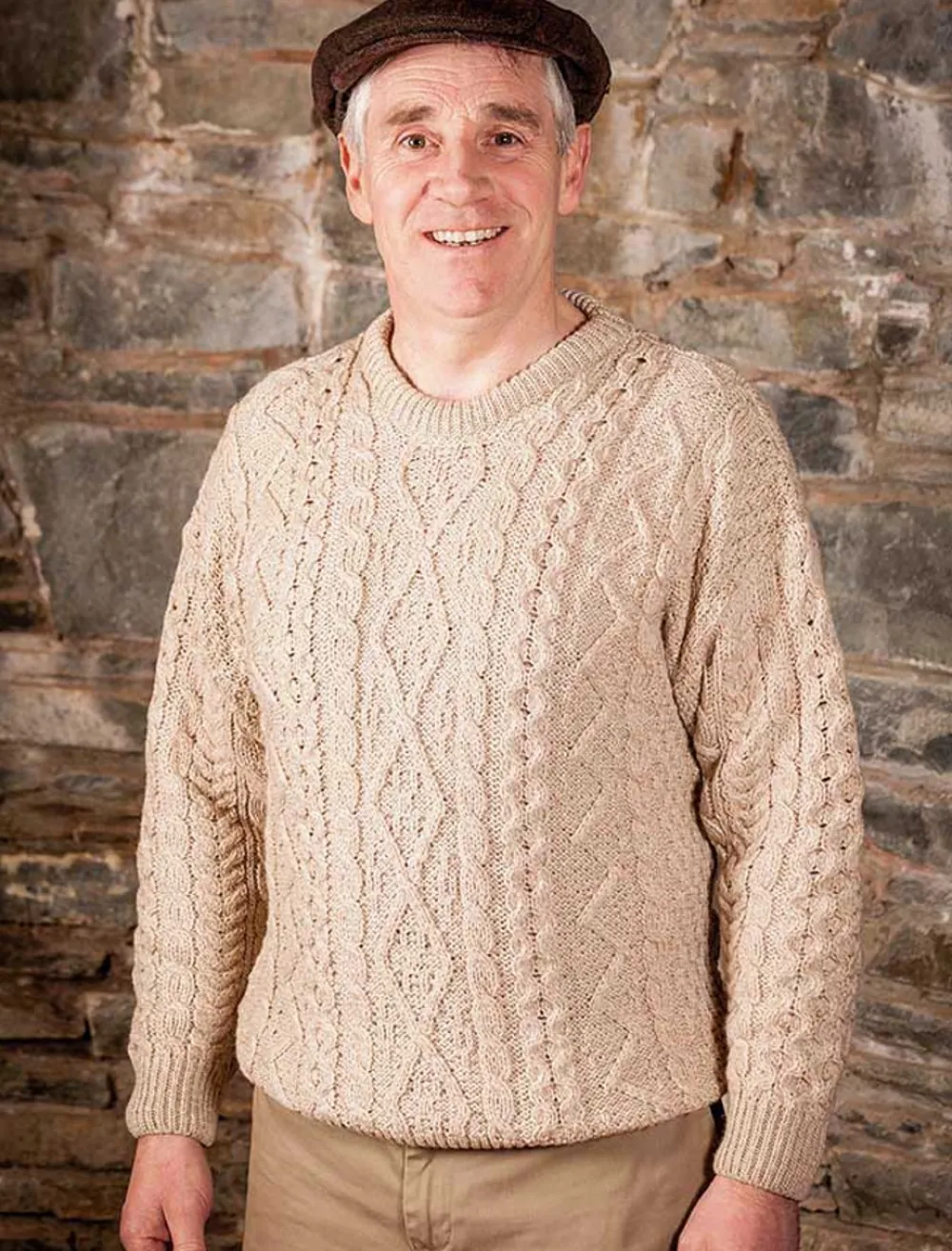 Glenaran Sweaters^Merino Wool Zig Zag Sweater