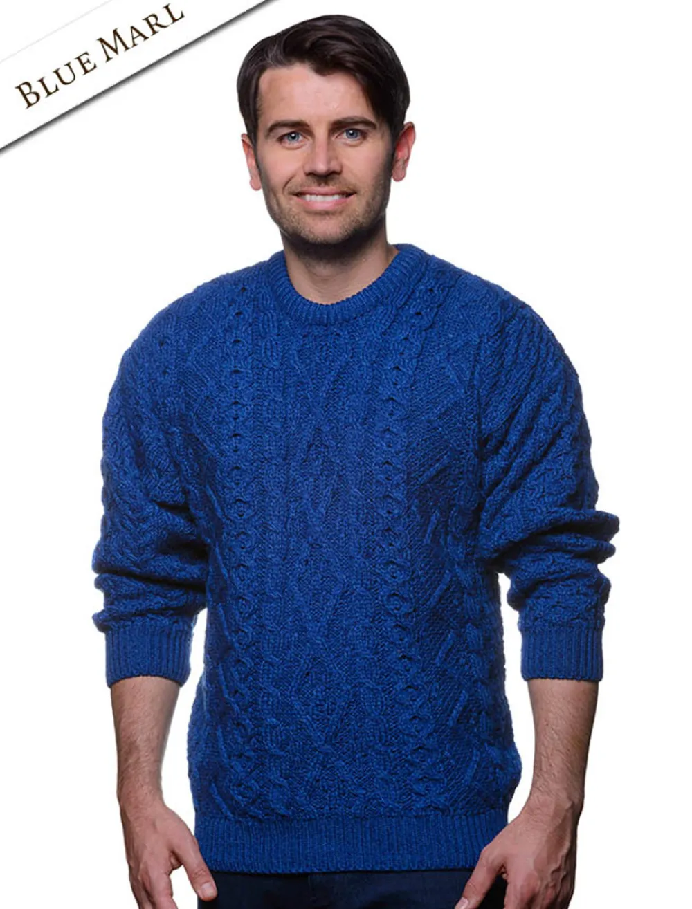 Glenaran Sweaters^Merino Wool Zig Zag Sweater