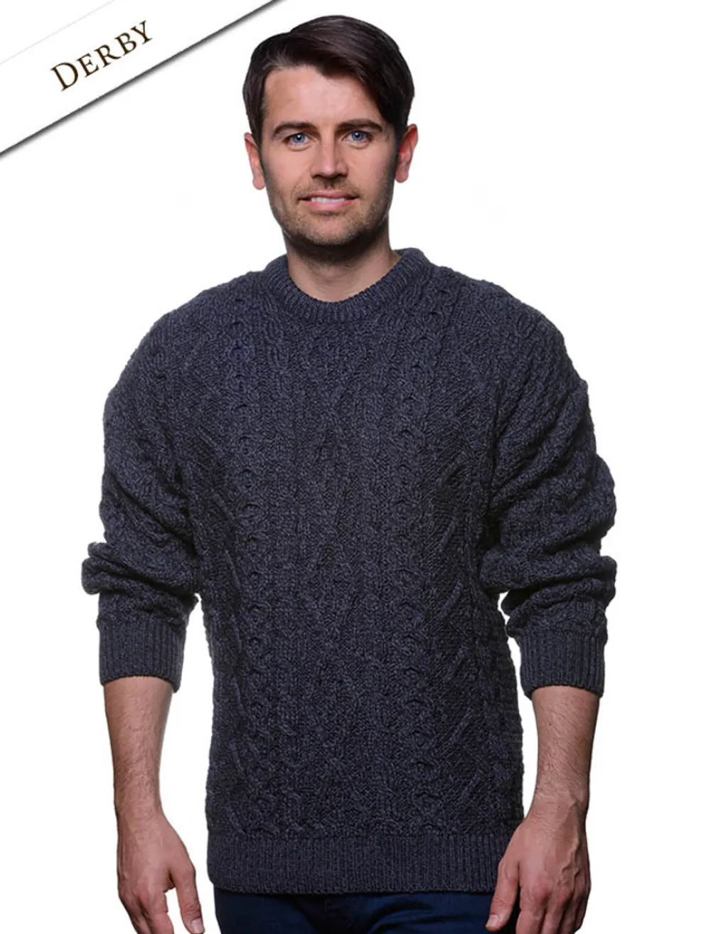 Glenaran Sweaters^Merino Wool Zig Zag Sweater