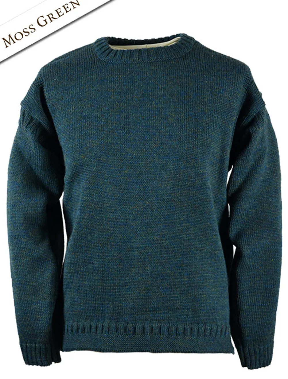 Glenaran Sweaters^Mens Crew Neck Guernsey Sweater