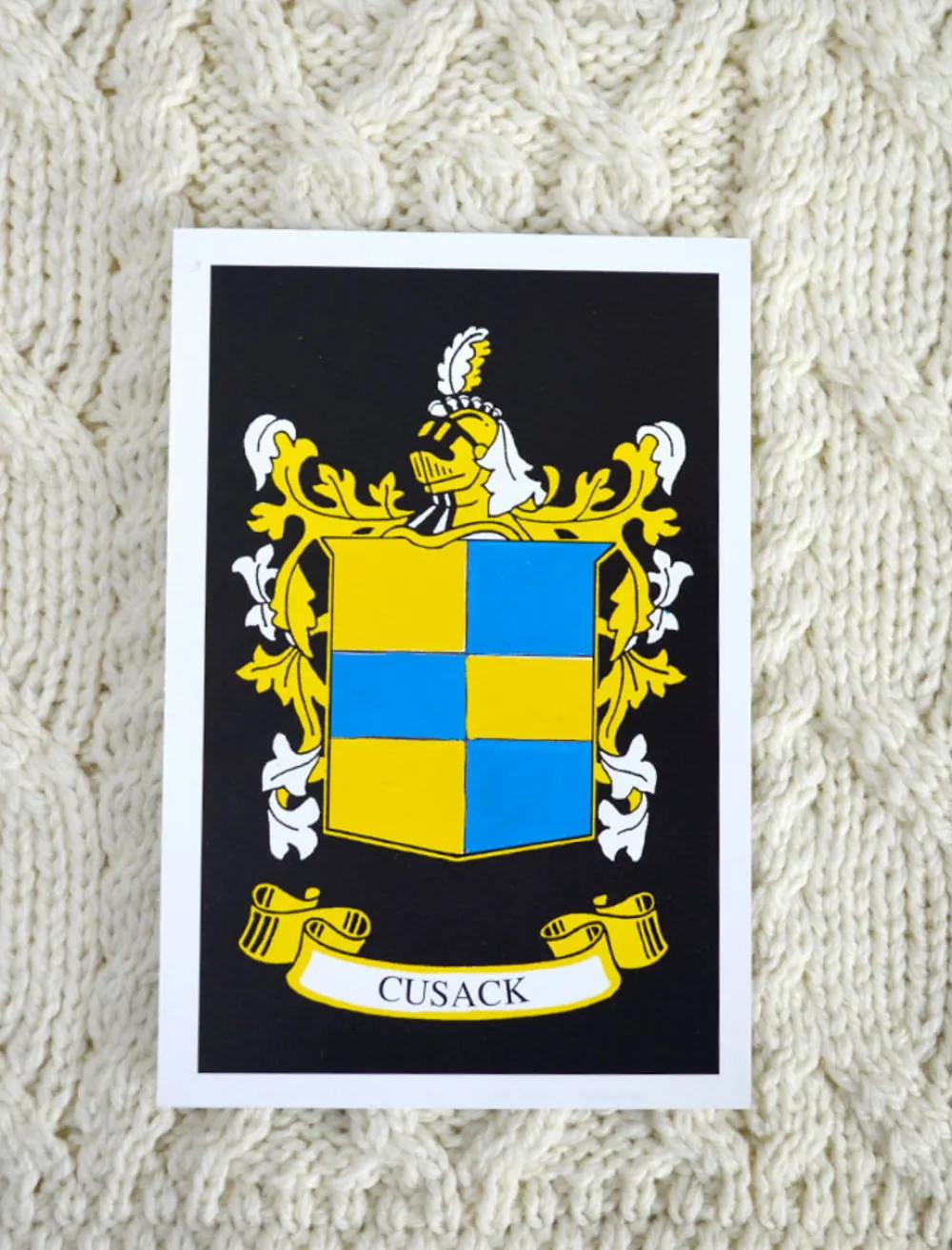 Glenaran Clan Throws^Cusack Clan Aran Throw