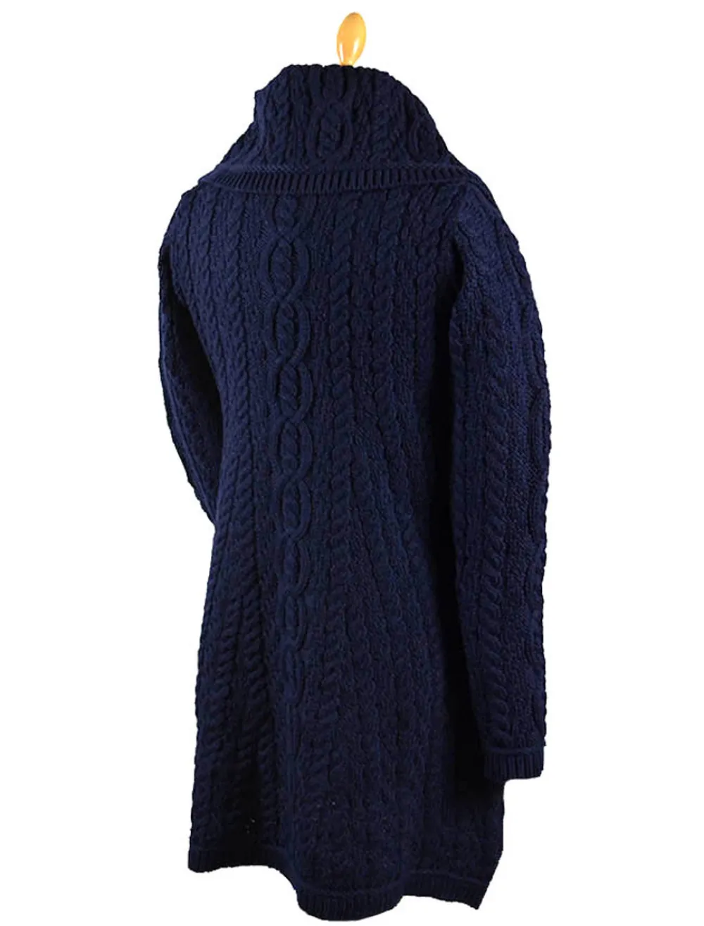 Glenaran Cardigans, Jackets & Coatigans^Large Collar Aran Coat