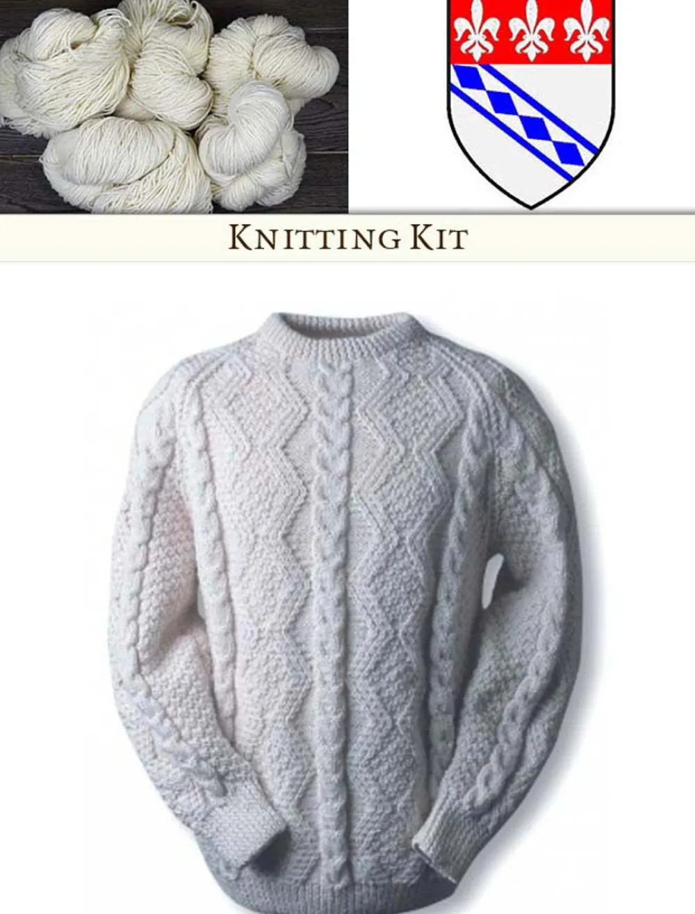 Glenaran Clan Knitting Patterns And Kits^Whelan Knitting Kit