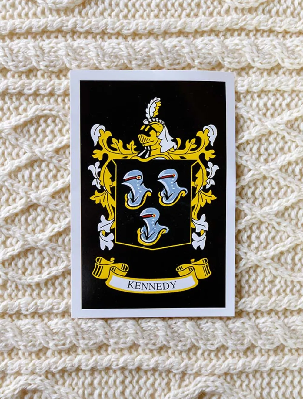 Glenaran Clan Throws^Kennedy Clan Aran Throw