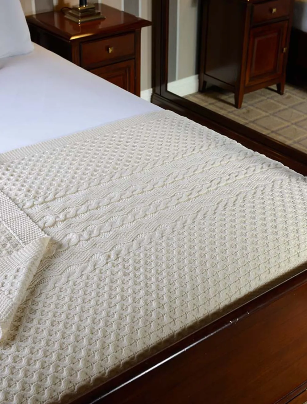 Glenaran Clan Throws^Clarke Clan Aran Throw