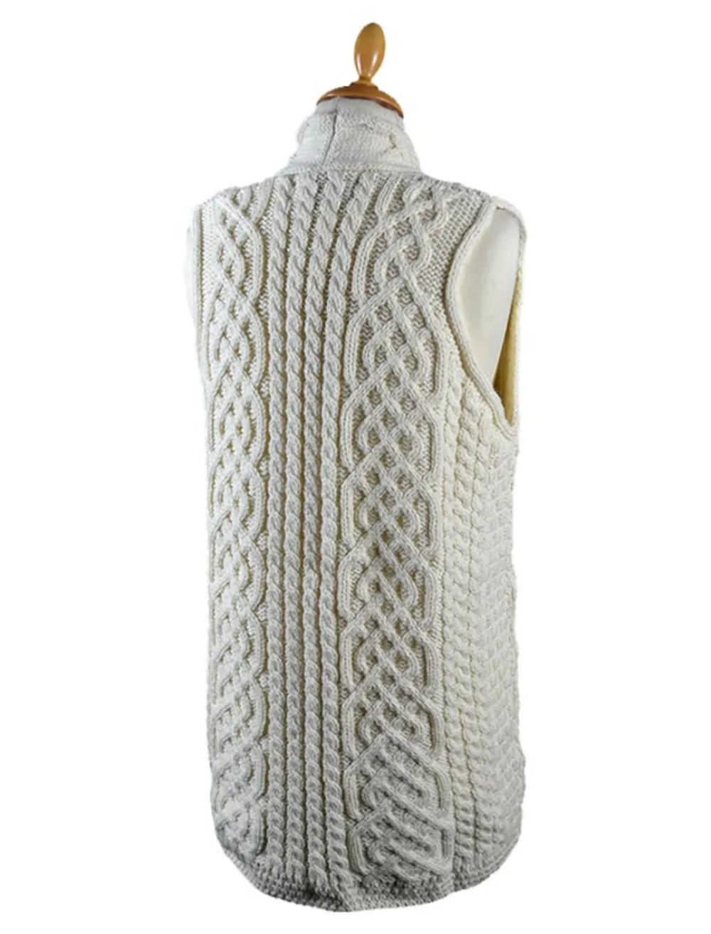 Glenaran Cardigans, Jackets & Coatigans^Cable Aran Waistcoat