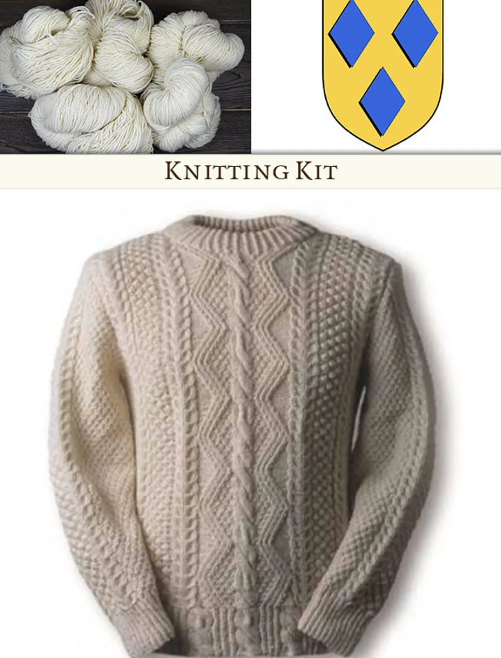 Glenaran Clan Knitting Patterns And Kits^Costello Knitting Kit