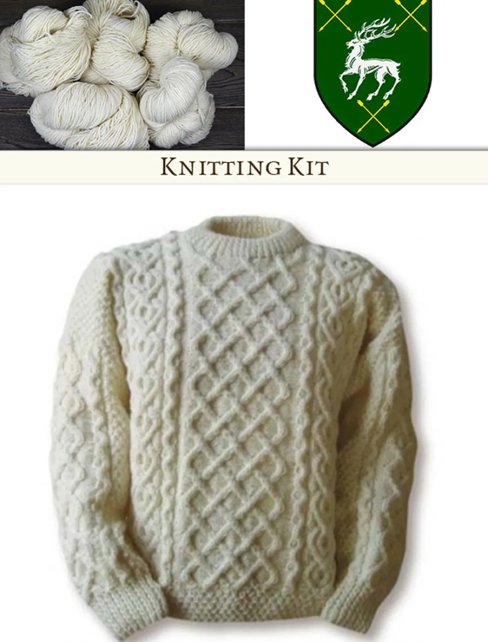 Glenaran Clan Knitting Patterns And Kits^Hennessy Knitting Kit