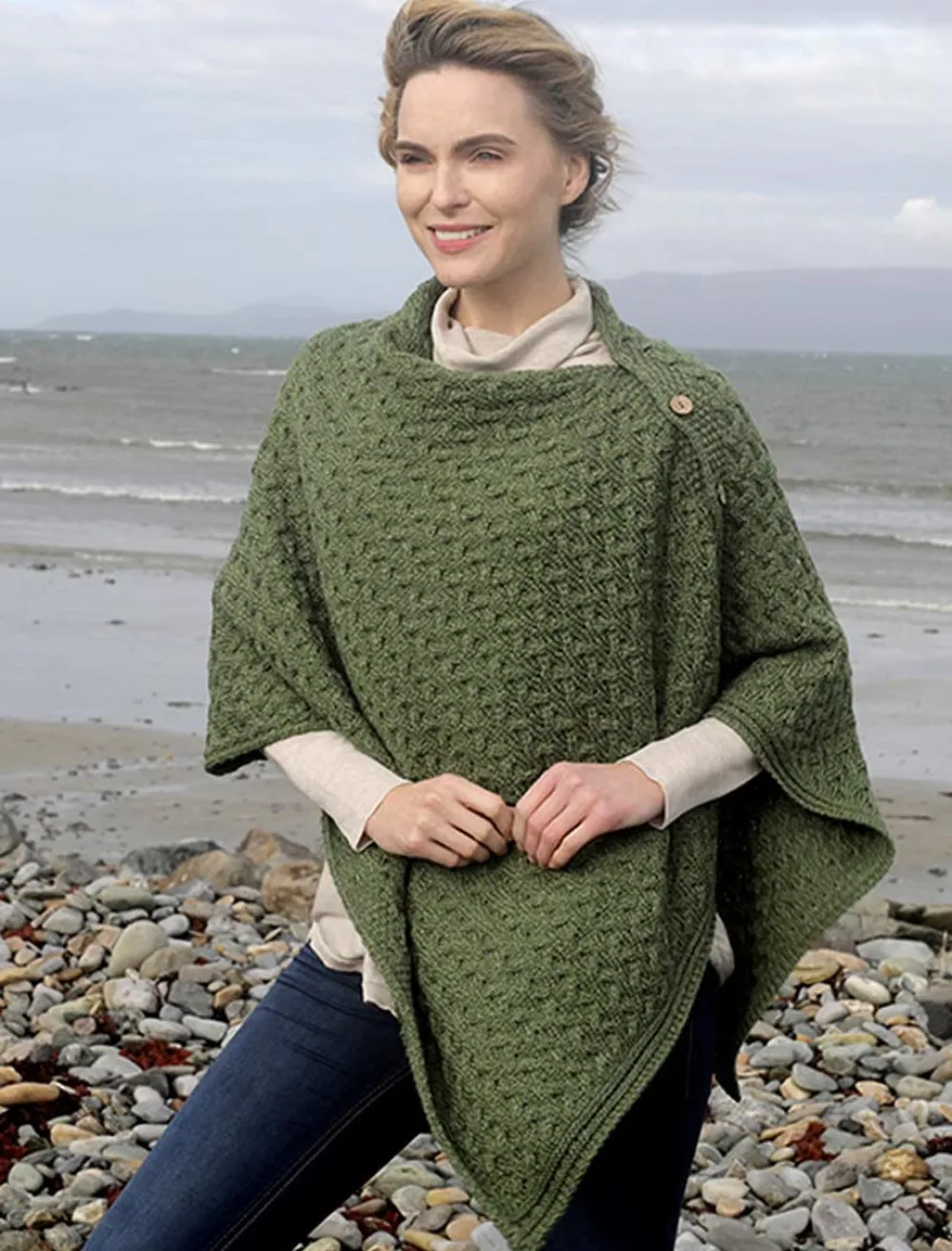 Glenaran Ponchos, Capes & Shawls^Super Soft Trellis Poncho