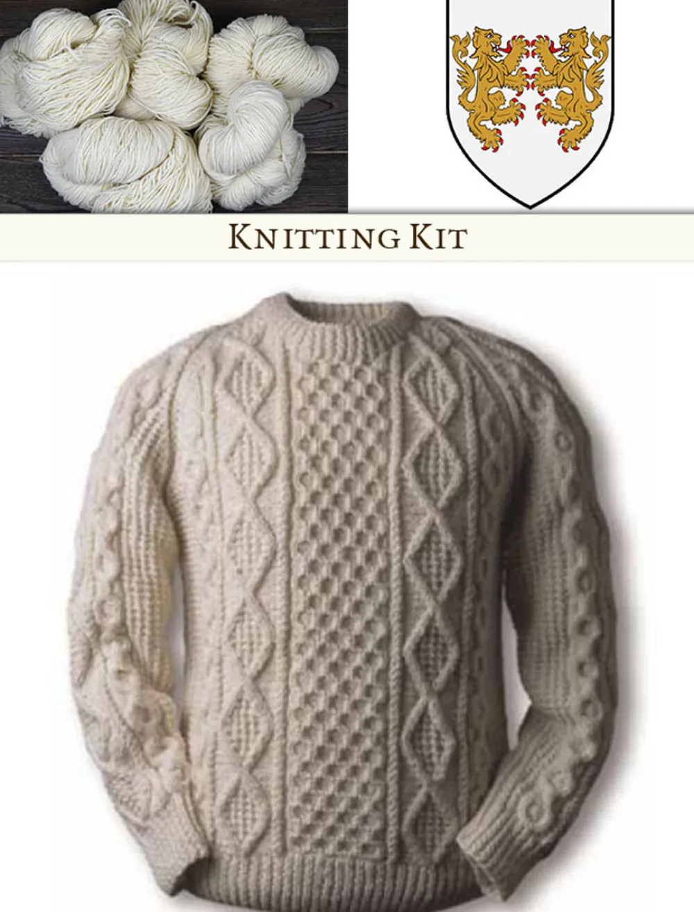 Glenaran Clan Knitting Patterns And Kits^Collins Knitting Kit