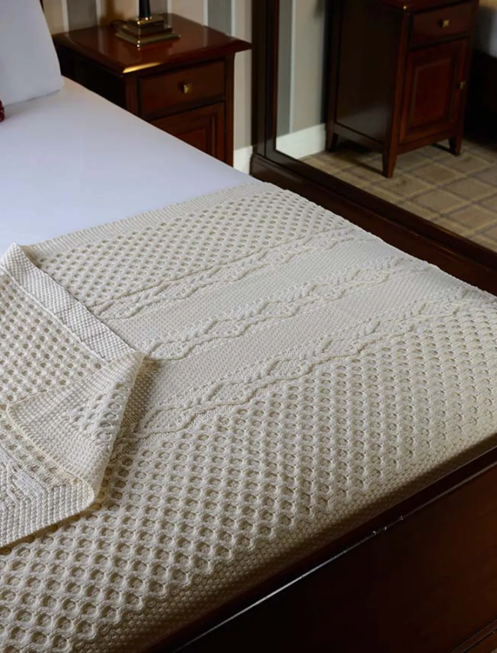 Glenaran Clan Throws^Fitzpatrick Clan Aran Throw