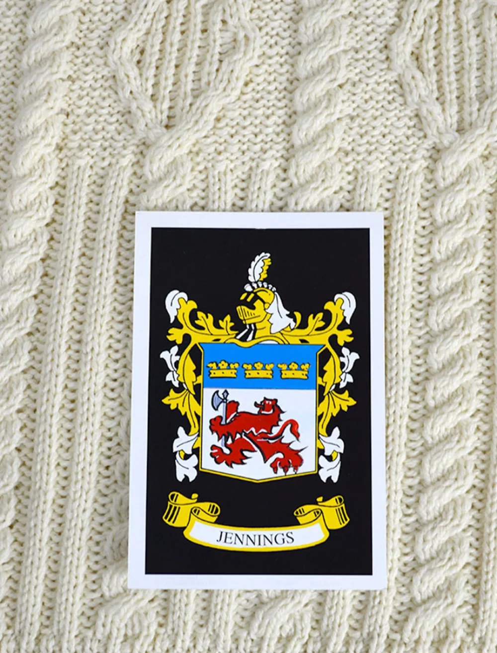 Glenaran Clan Throws^Jennings Clan Aran Throw