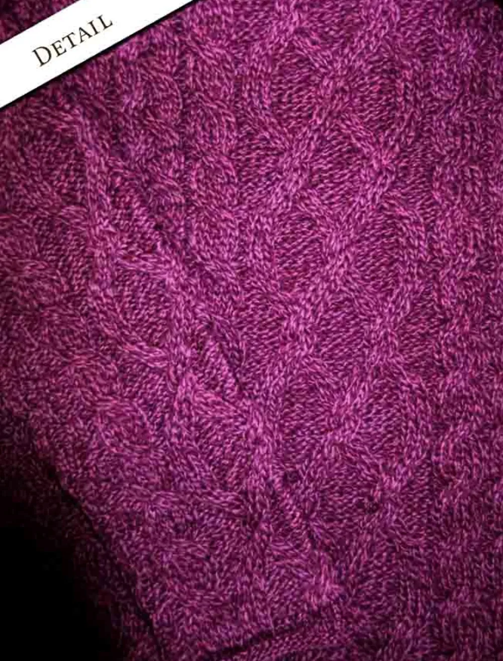 Glenaran Sweaters^Womens Turtleneck Cable Knit Sweater