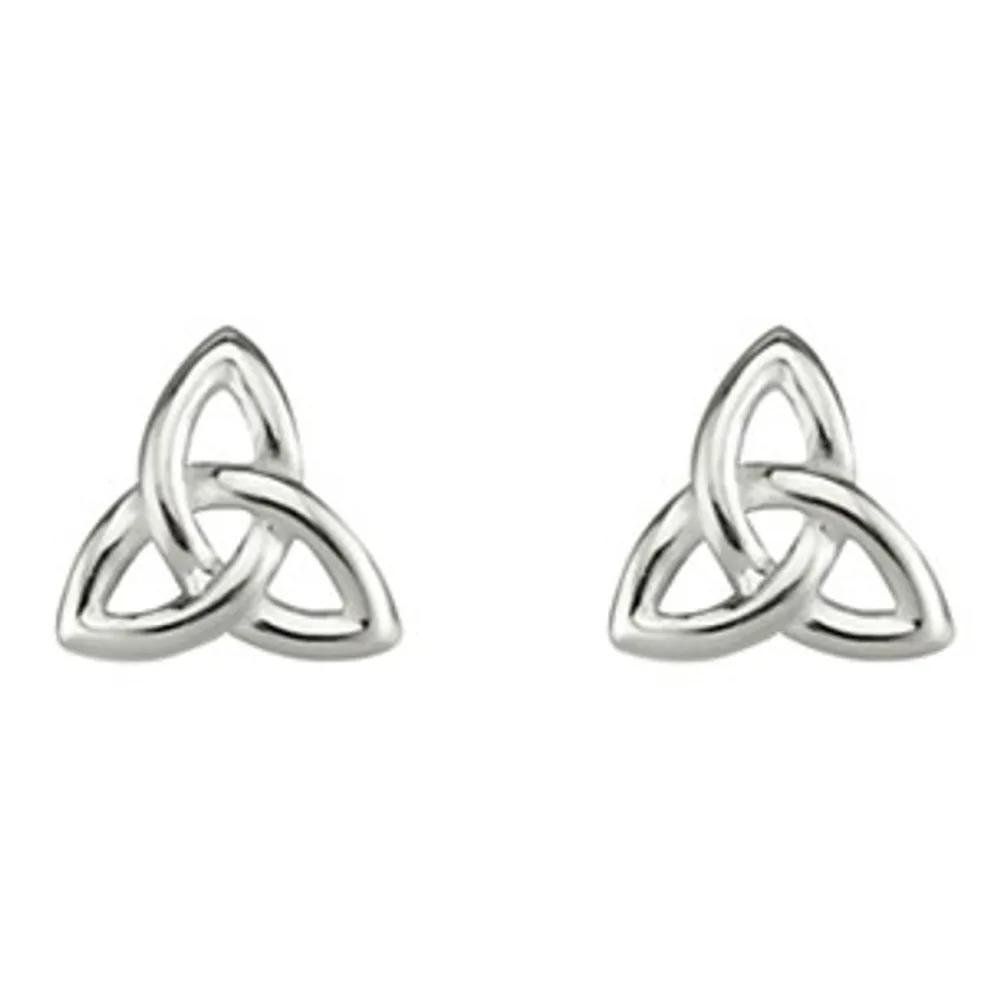 Glenaran Jewelry|Jewelry^Sterling Silver Small Trinity Stud Earrings