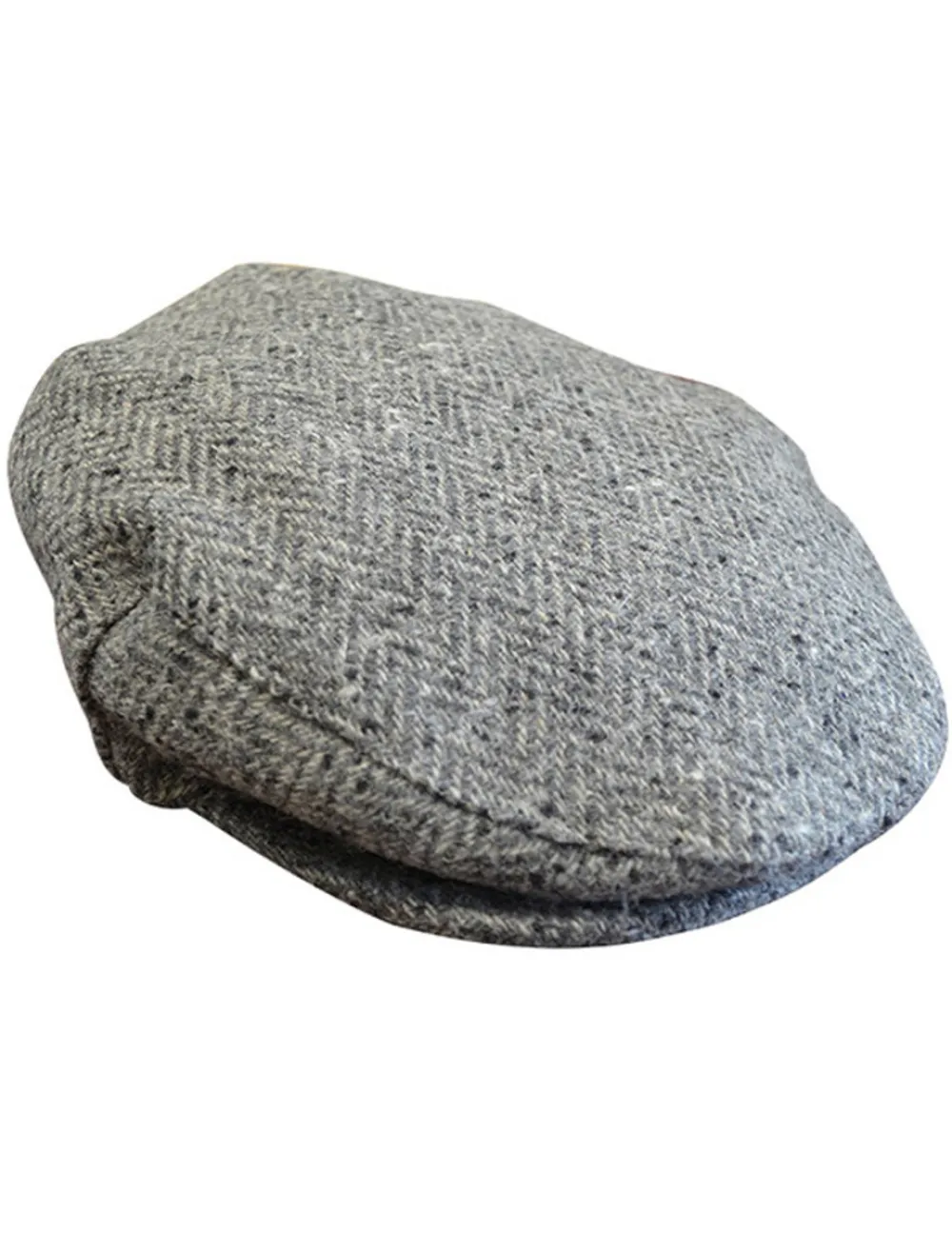 Glenaran Irish Flat Caps^Tweed Flat Cap - Grey