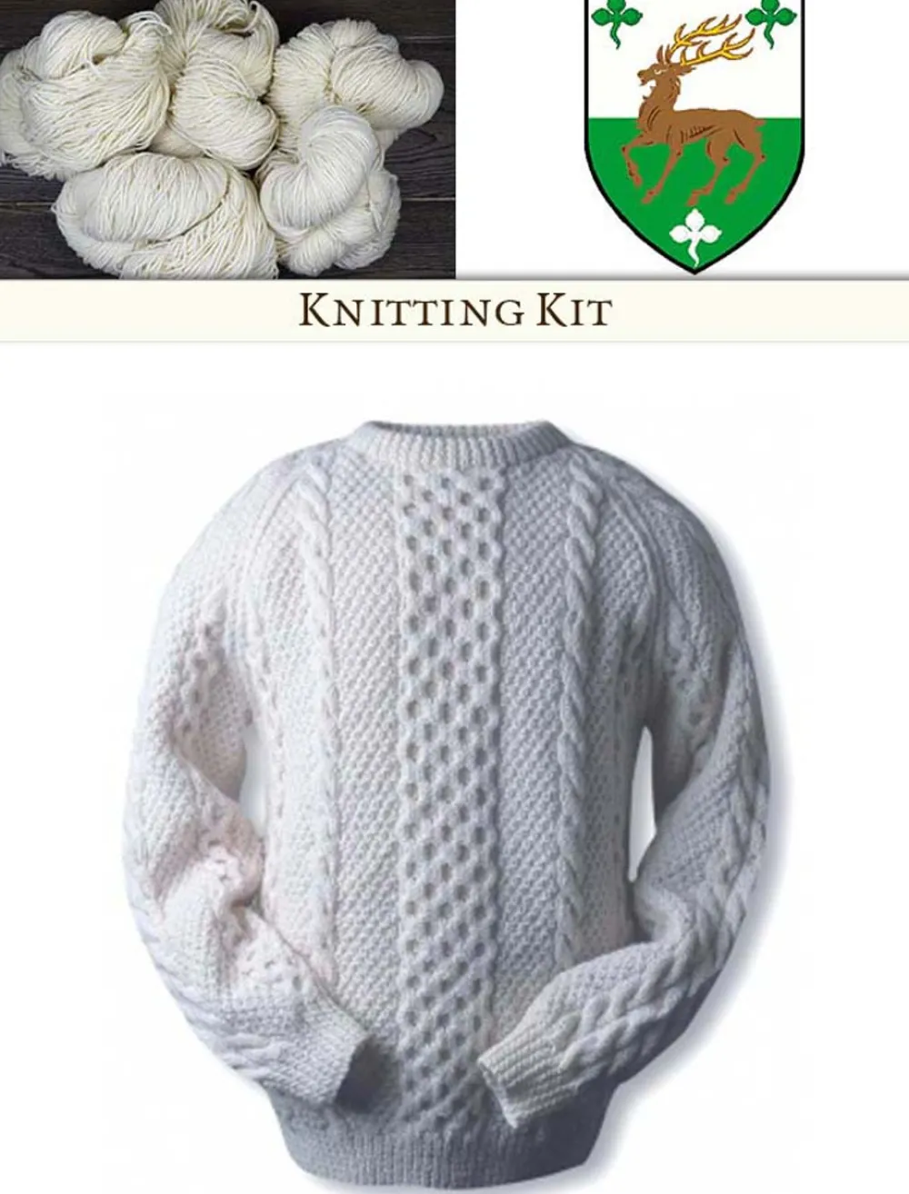 Glenaran Clan Knitting Patterns And Kits^O'Connell Knitting Kit
