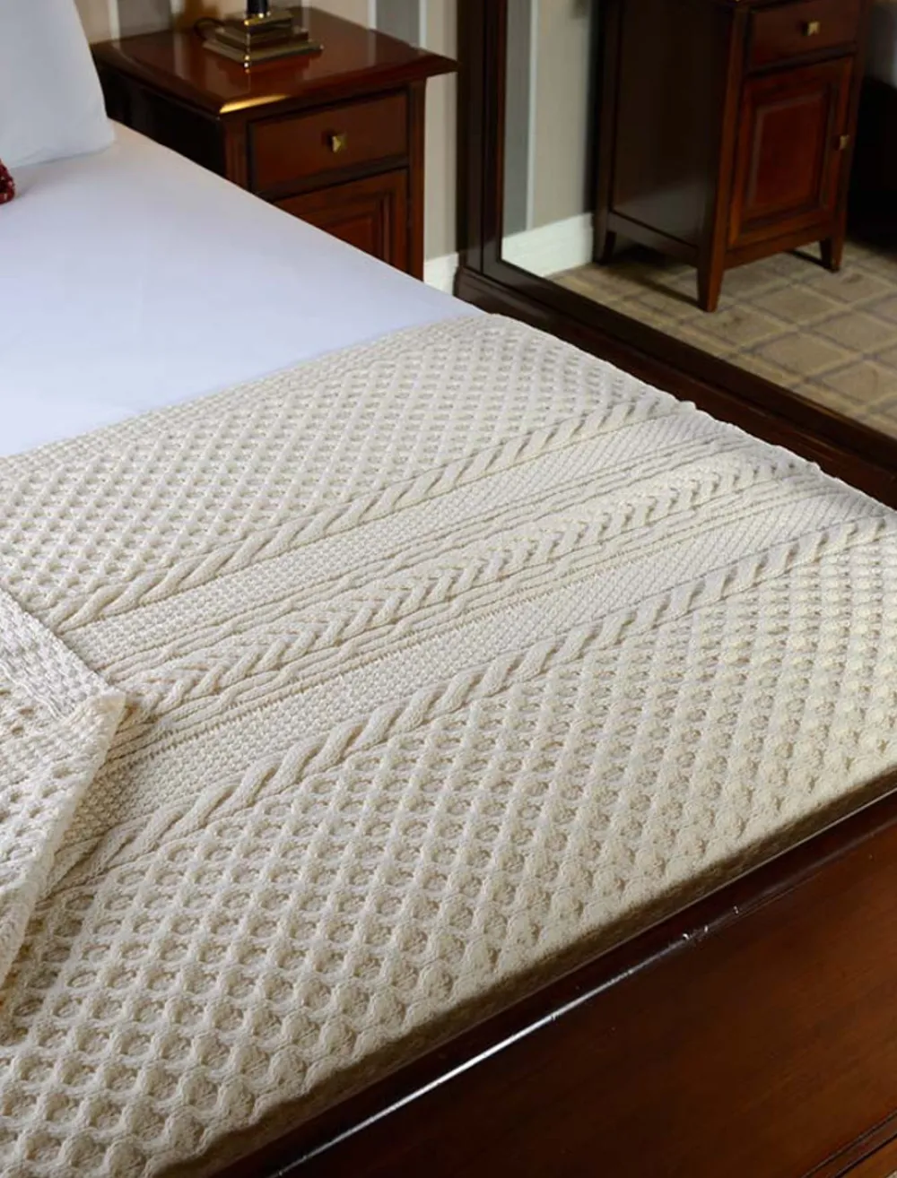 Glenaran Clan Throws^Moore Clan Aran Throw