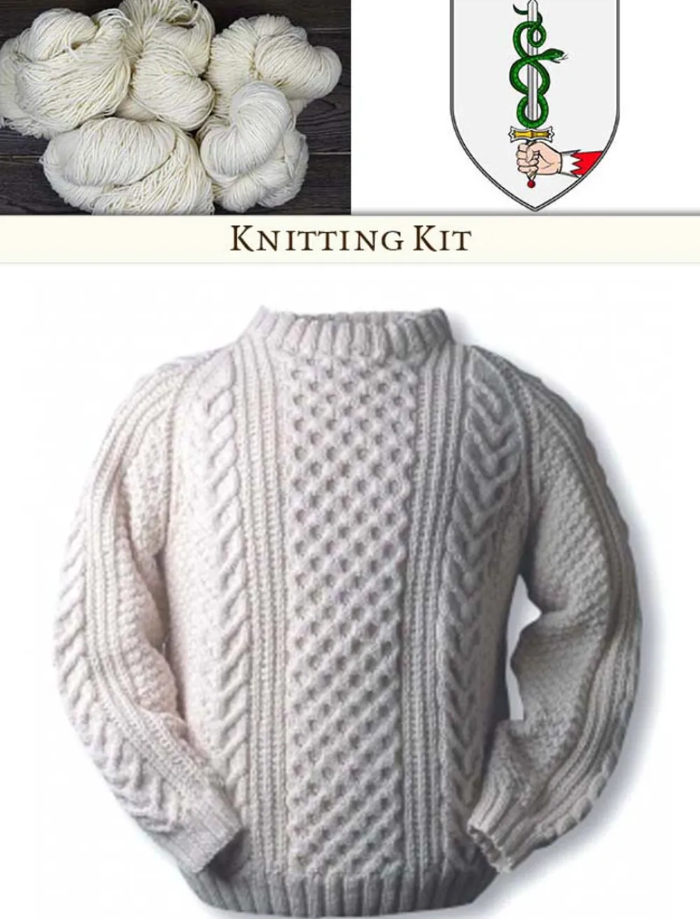 Glenaran Clan Knitting Patterns And Kits^Hughes Knitting Kit