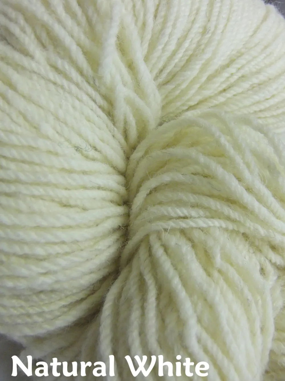 Glenaran Aran Wool^Aran Wool Knitting Hanks - Natural White