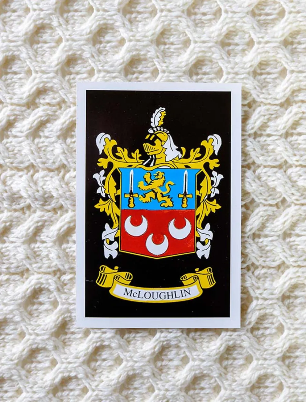 Glenaran Clan Throws^Mc Loughlin Clan Aran Throw