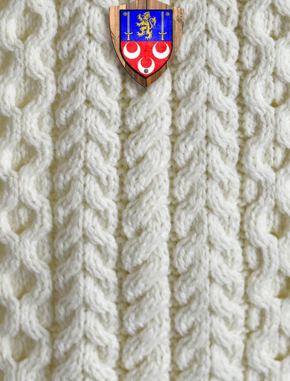 Glenaran Clan Throws^Mc Loughlin Clan Aran Throw