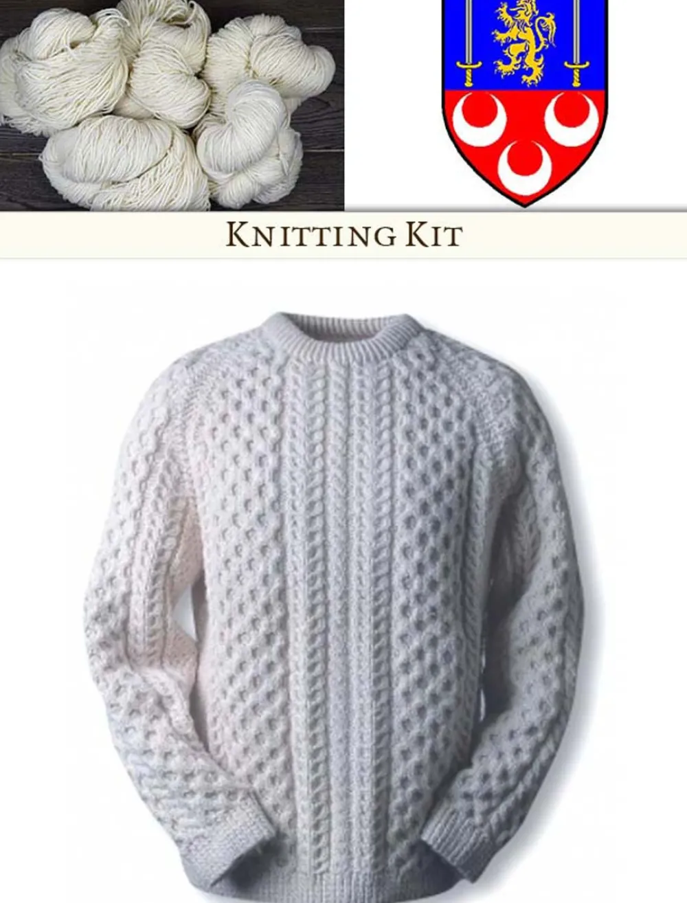 Glenaran Clan Knitting Patterns And Kits^Mc Loughlin Knitting Kit