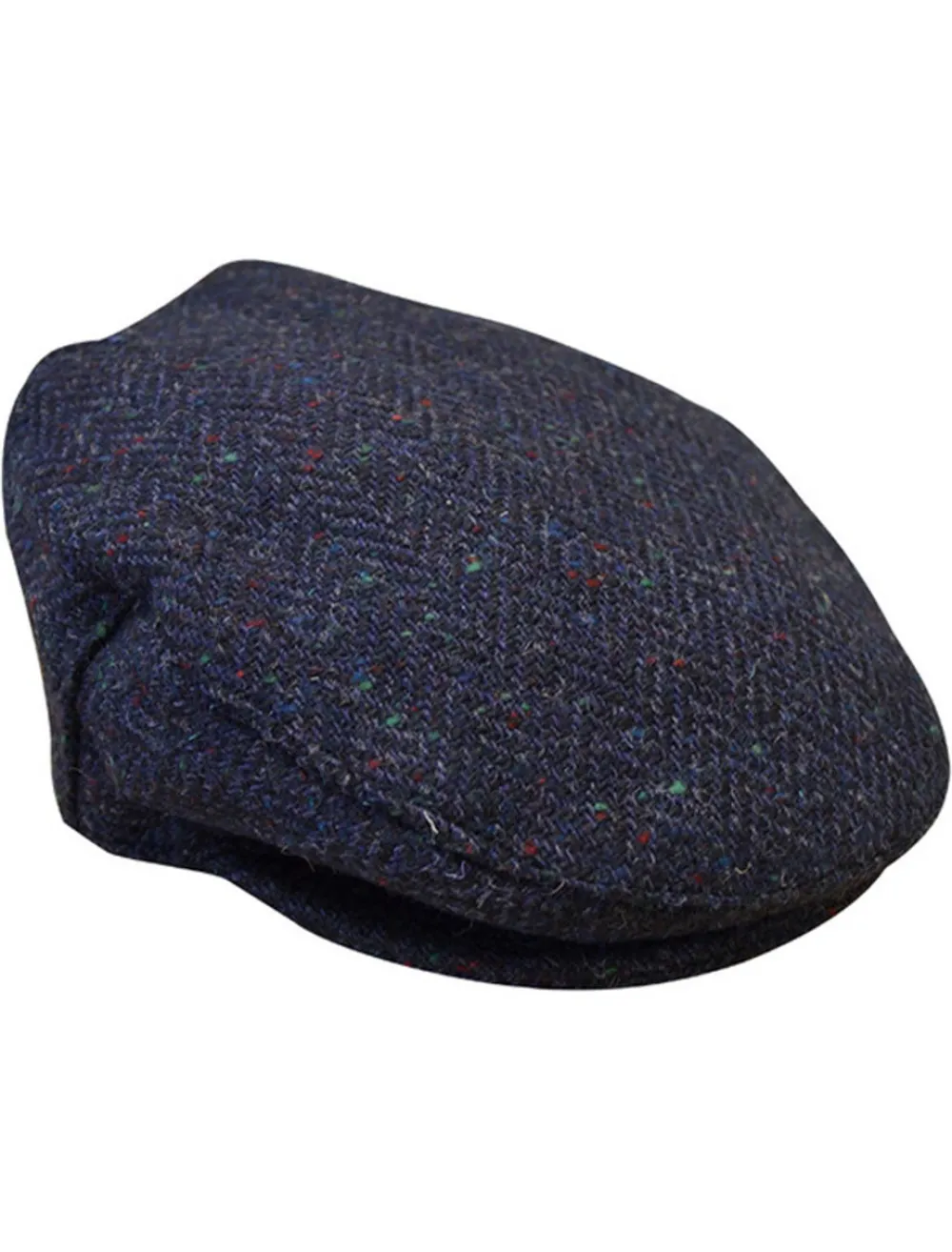 Glenaran Irish Flat Caps^Tweed Flat Cap - Blue