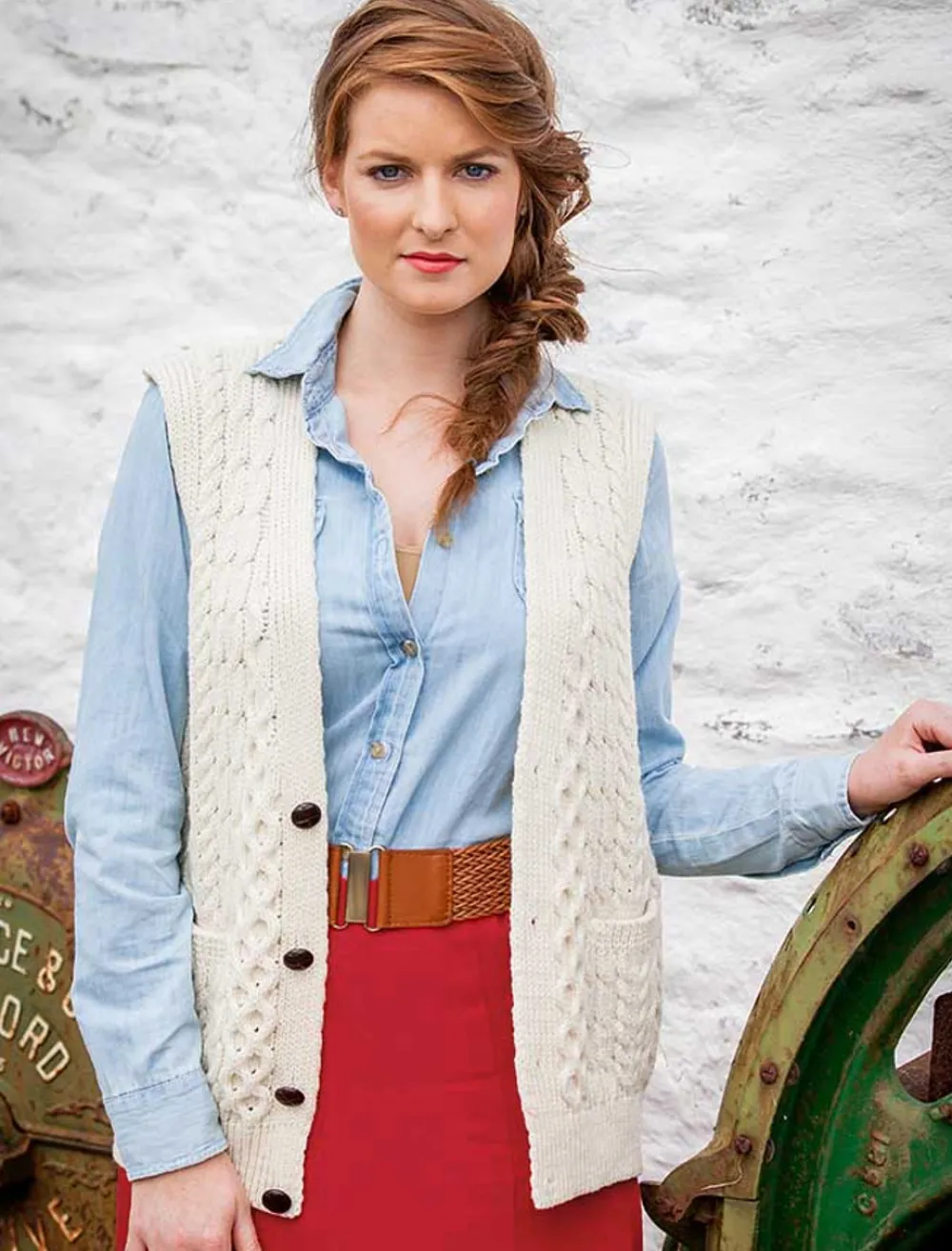 Glenaran Cardigans, Jackets & Coatigans^Women's V-Neck Waistcoat