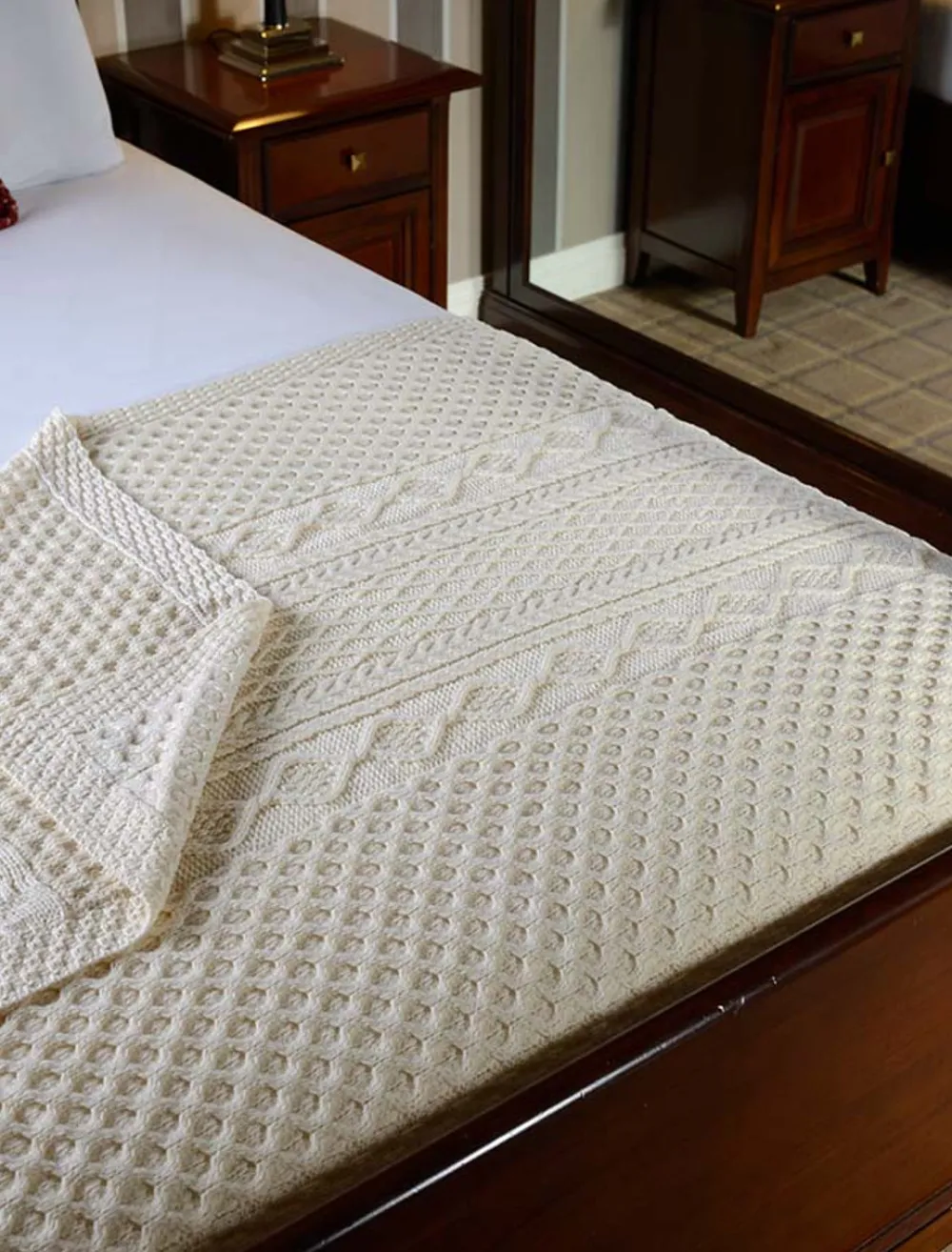 Glenaran Clan Throws^Mullen Clan Aran Throw