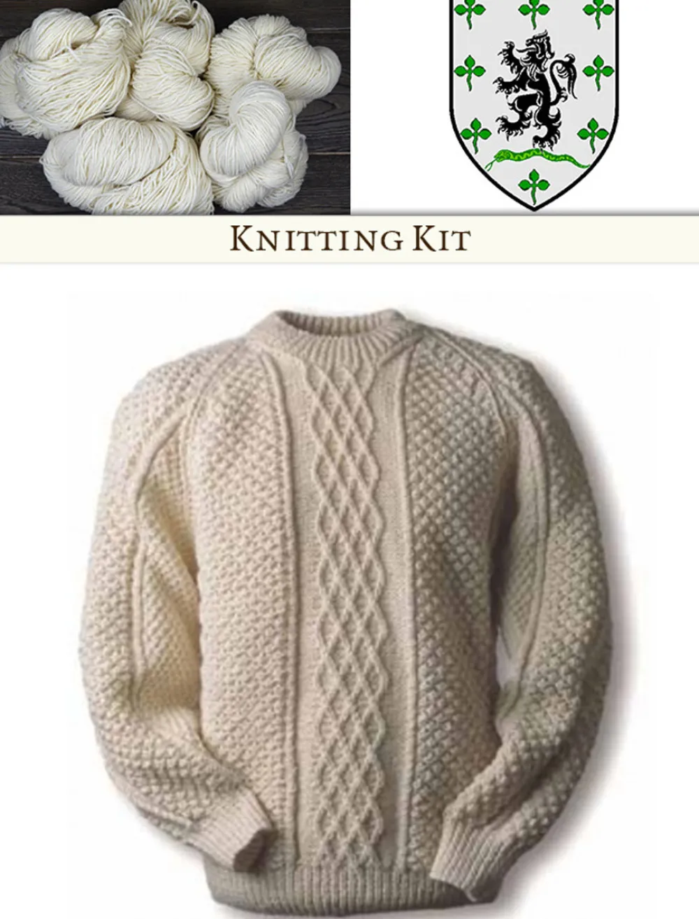 Glenaran Clan Knitting Patterns And Kits^Gallagher Knitting Kit