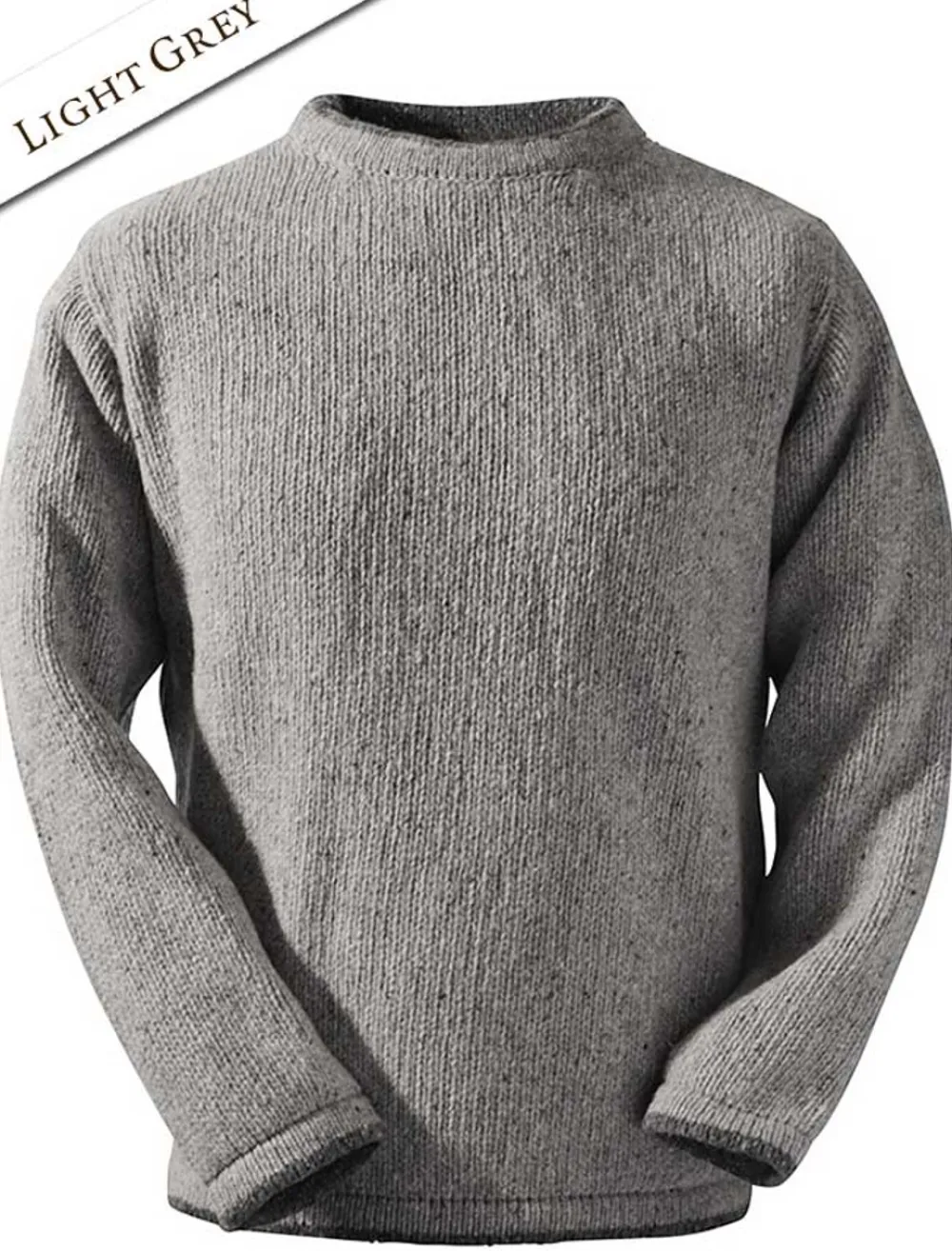 Glenaran Sweaters^Wool Cashmere Crew Neck Sweater