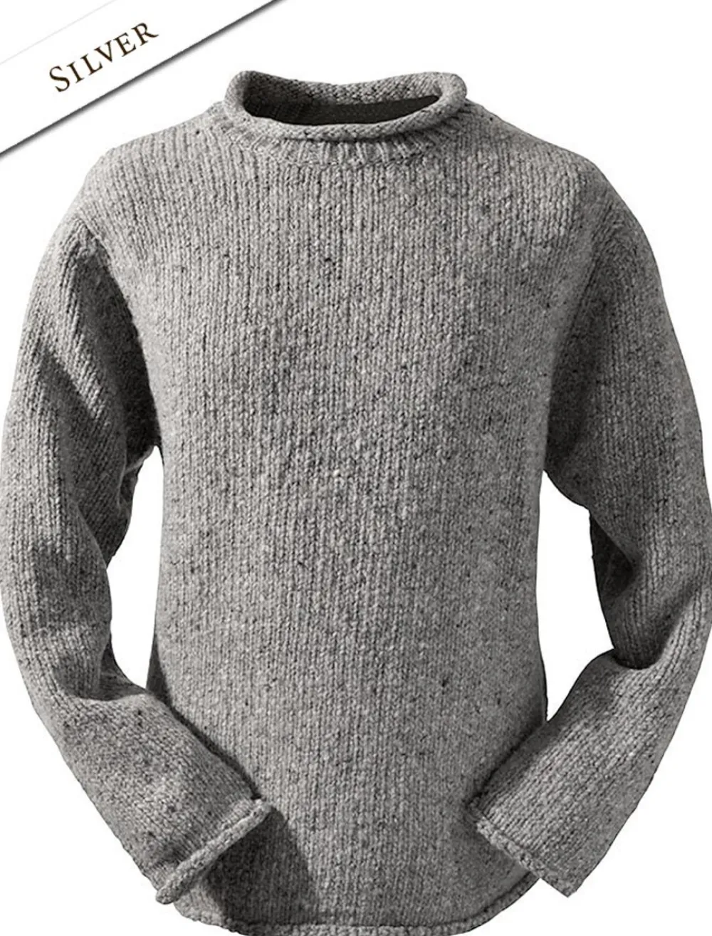 Glenaran Sweaters^Roll Neck Sweater - Fisherman Sweater