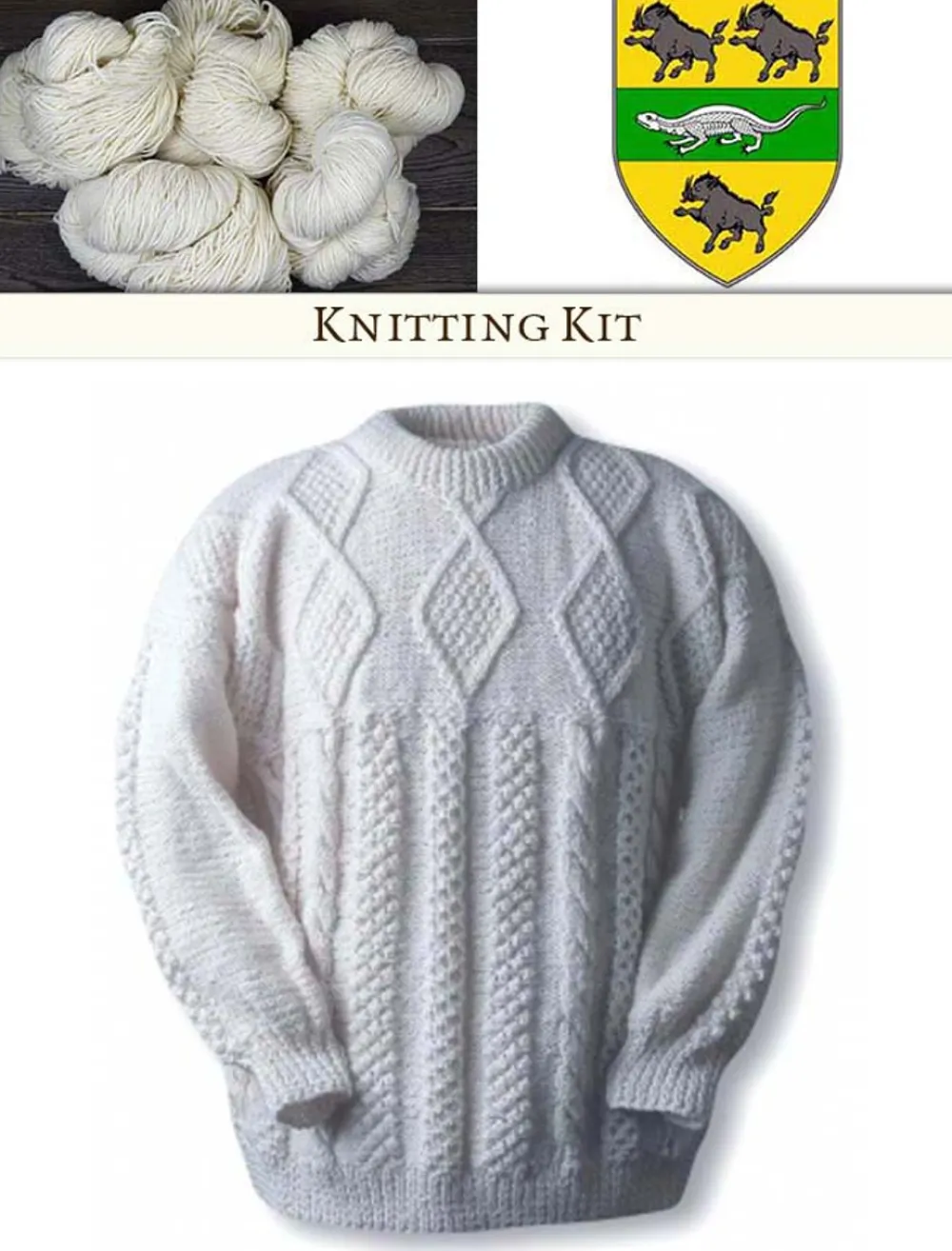Glenaran Clan Knitting Patterns And Kits^Sweeney Knitting Kit