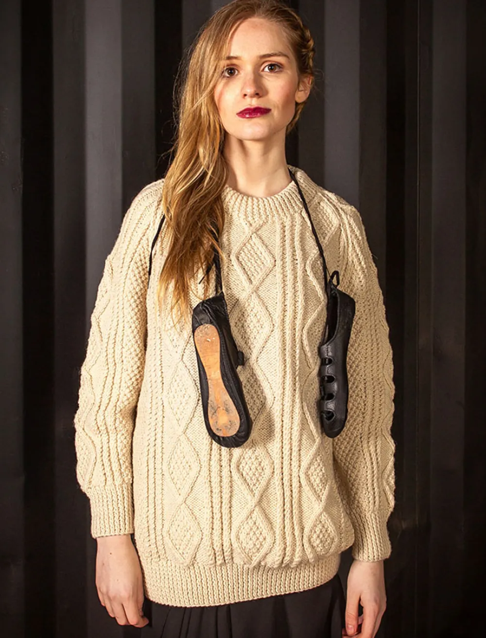 Glenaran Sweaters^Premium ClanAran Women's Sweater