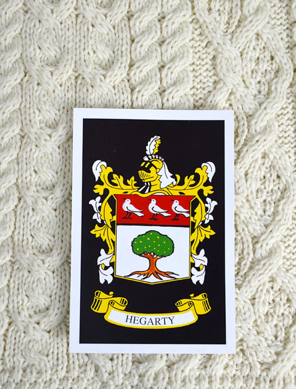 Glenaran Clan Throws^Hegarty Clan Aran Throw