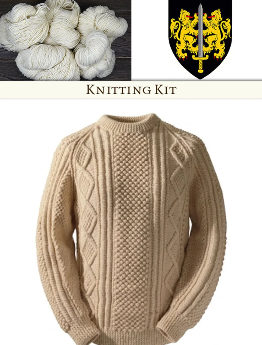 Glenaran Clan Knitting Patterns And Kits^Carroll Knitting Kit