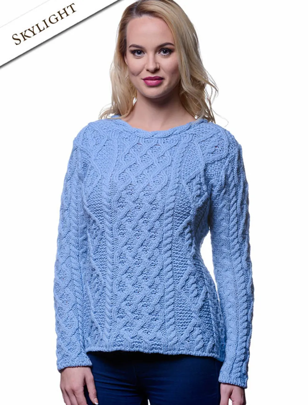 Glenaran Sweaters^Lambay Aran Sweater for Women