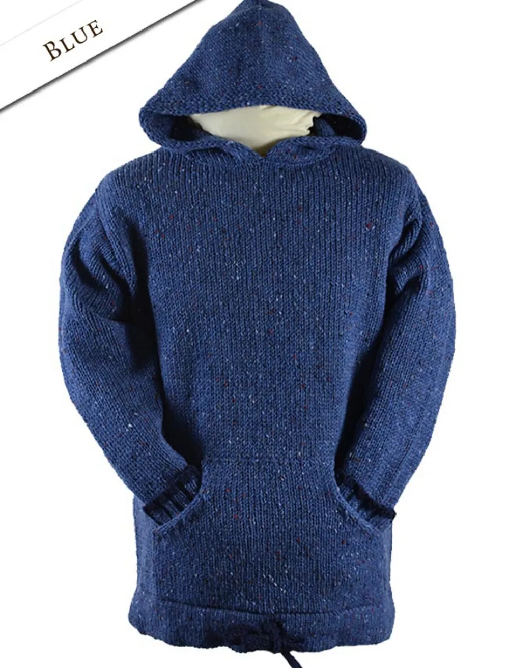 Glenaran Sweaters^Wool Hoodie with Pouch Pocket